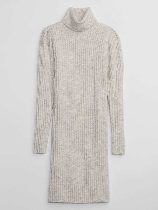 Image number 5 showing, Ribbed Puff Sleeve Sweater Mini Dress