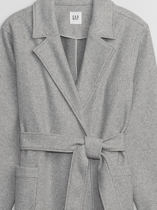 Image number 4 showing, Relaxed Open-Front Topcoat