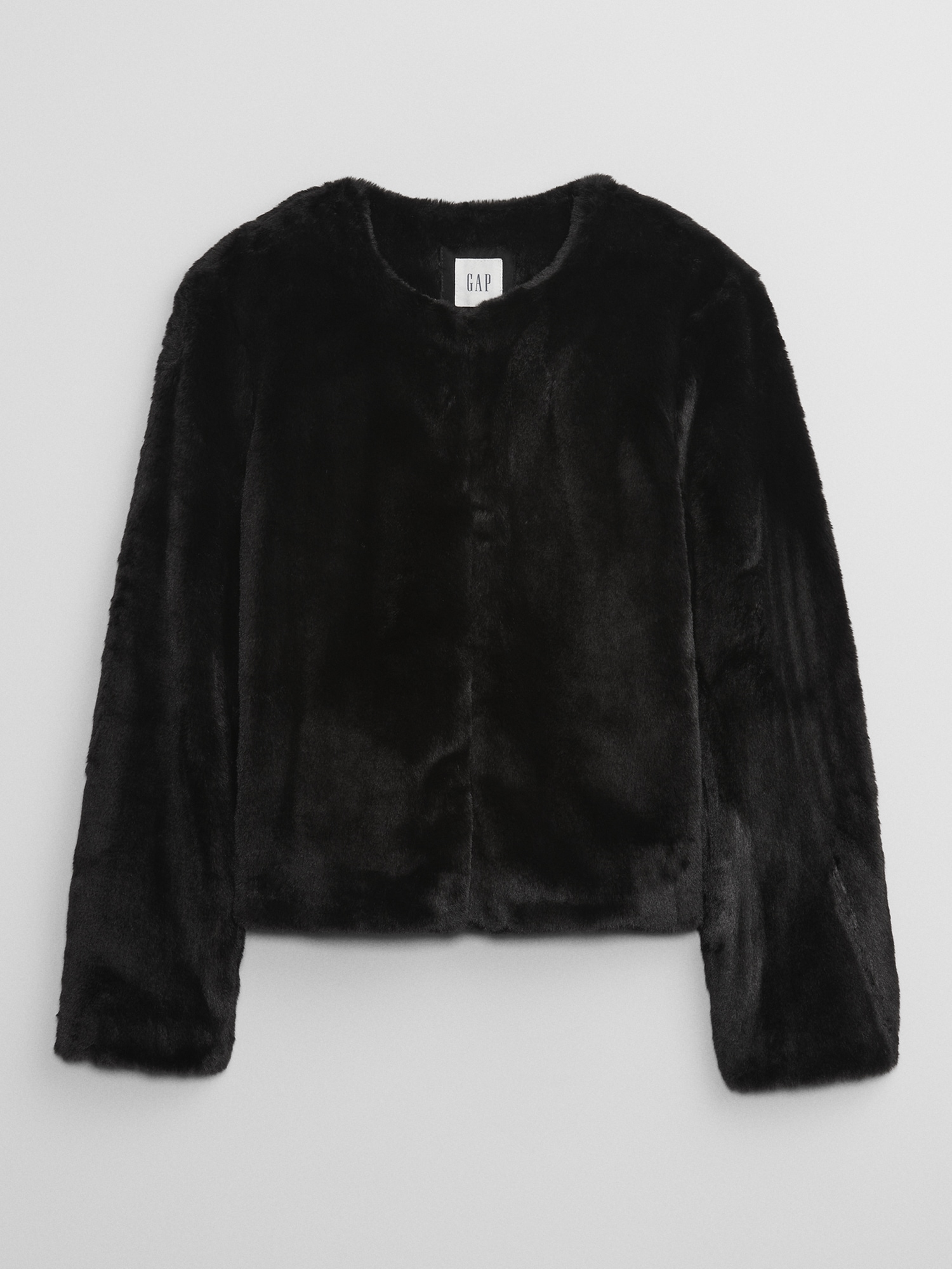 Relaxed Faux-Fur Jacket