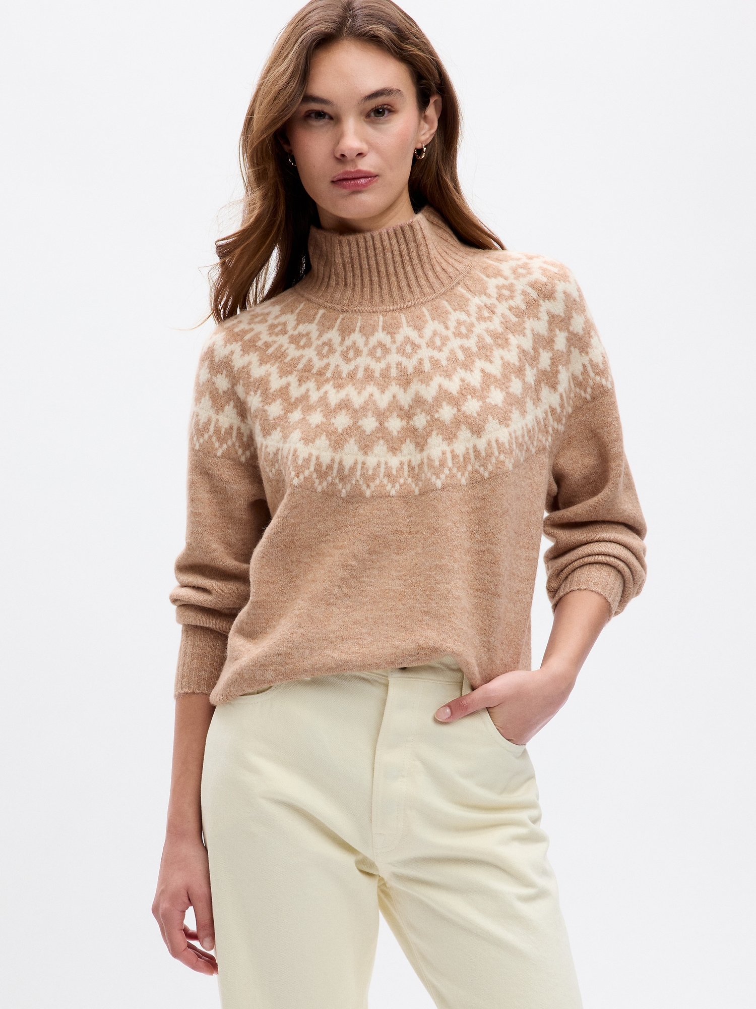 Relaxed Forever Cozy Fair Isle Sweater