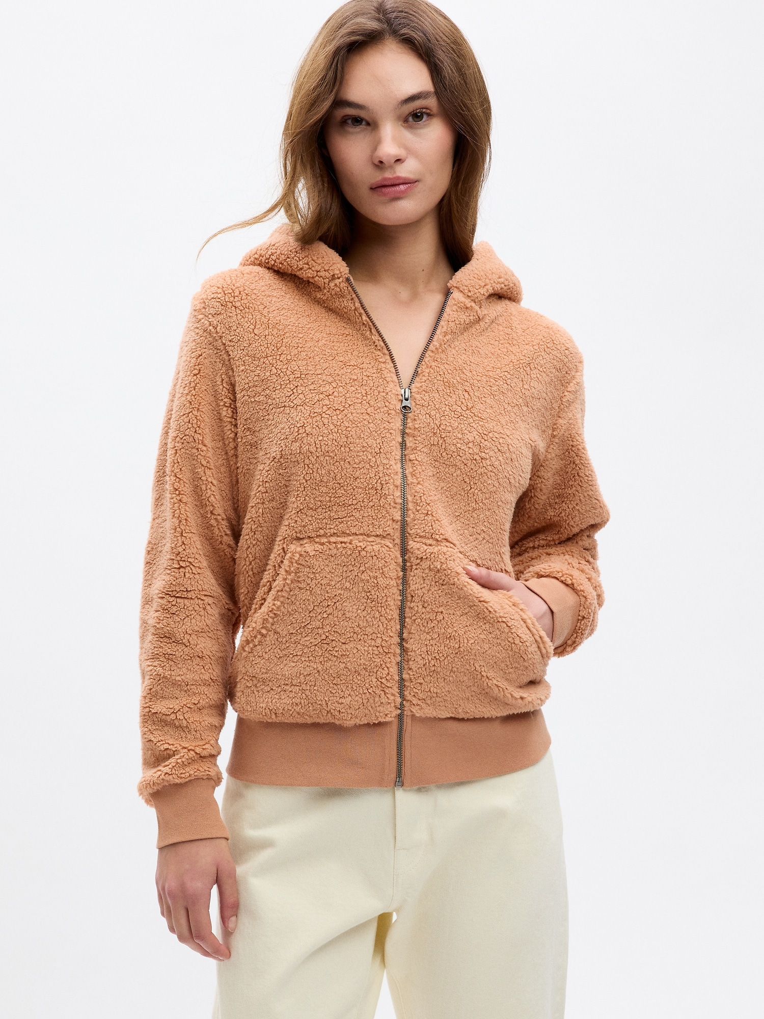 Sherpa Zip Hoodie