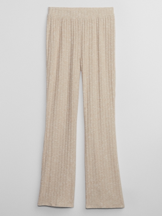 Image number 3 showing, Fitted Ribbed Flare PJ Pants