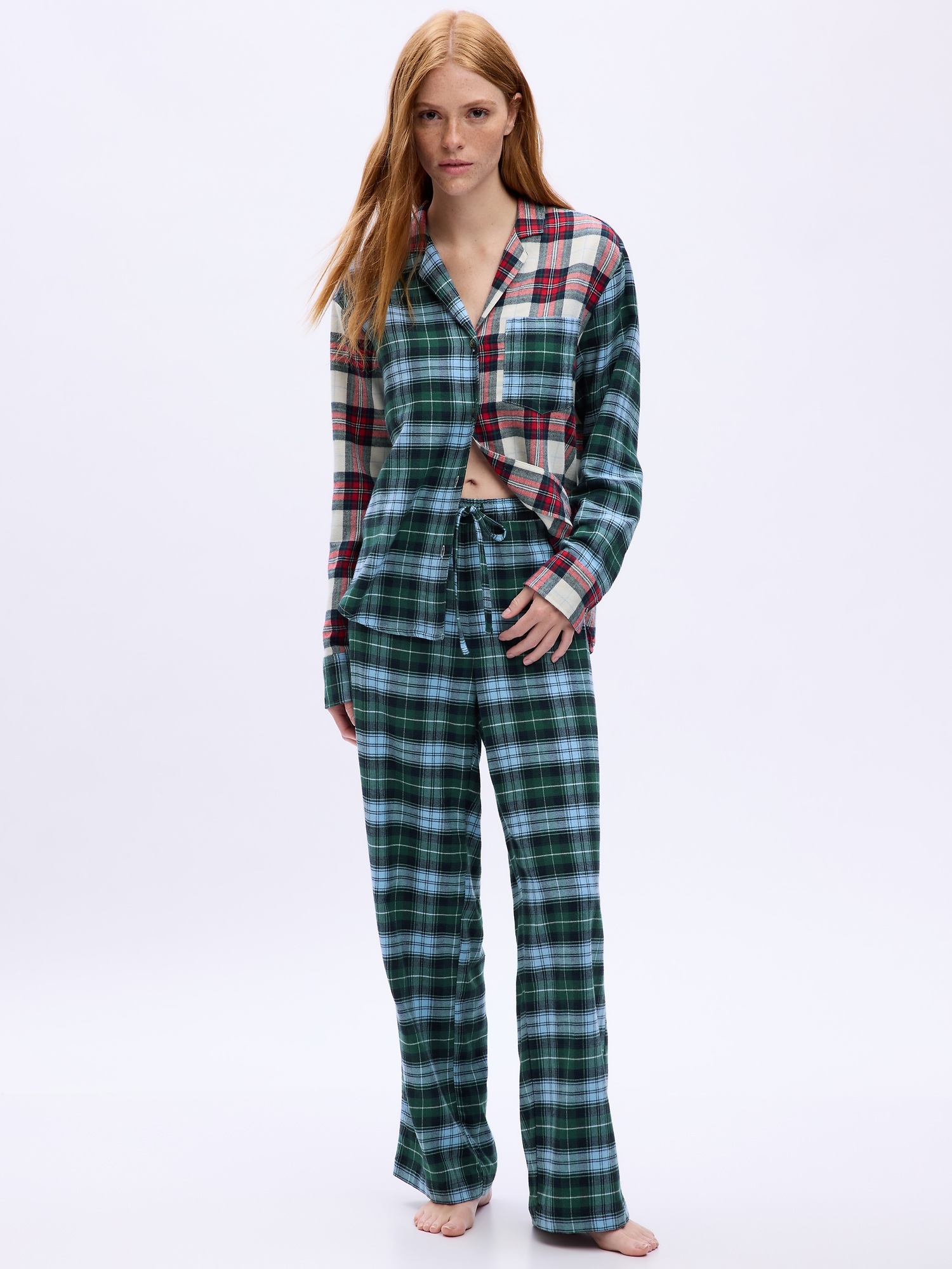 Relaxed Flannel PJ Pants