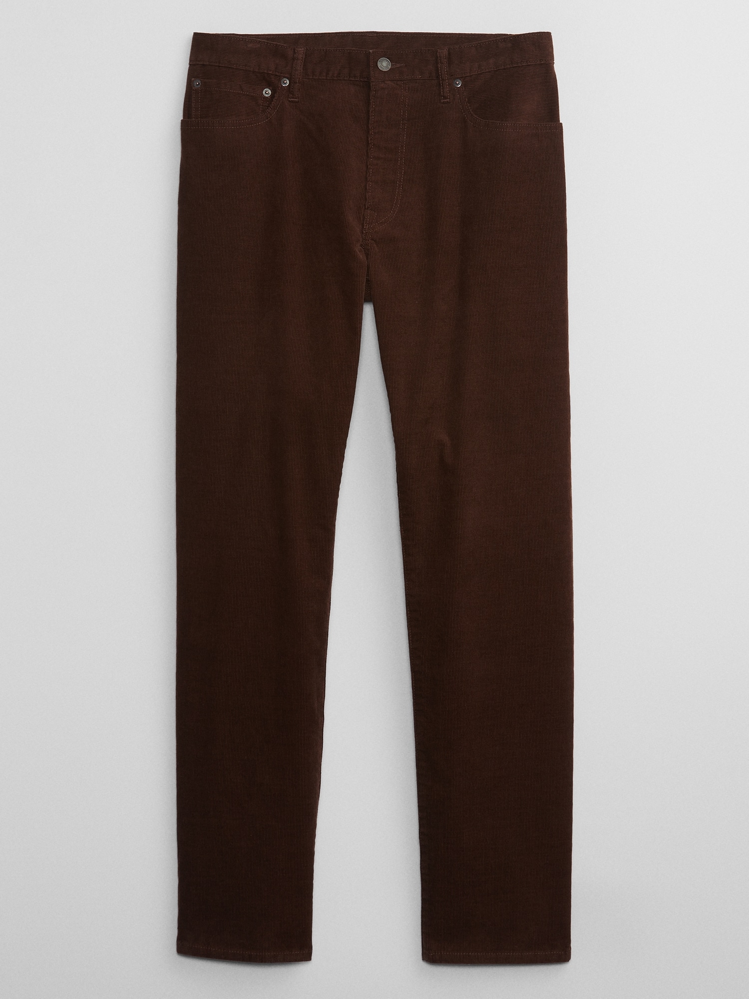 Gap Straight Jeans In Flex With Washwell In Woodsy Brown