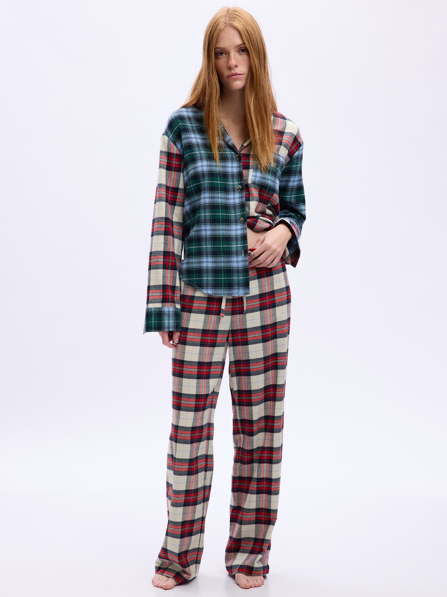 Relaxed Flannel PJ Pants | Gap Factory