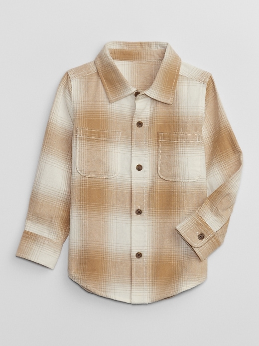 View large product image 1 of 5. babyGap Flannel Shirt