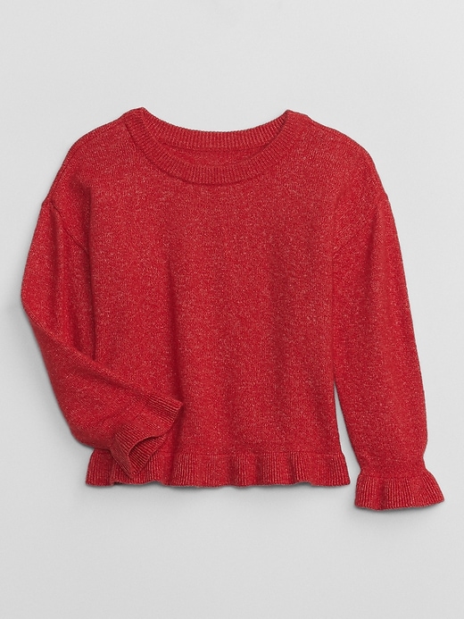 View large product image 1 of 1. babyGap CashSoft Ruffle Sweater