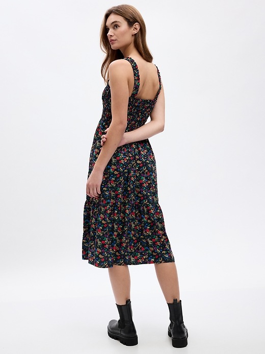 Image number 2 showing, Smocked Midi Dress