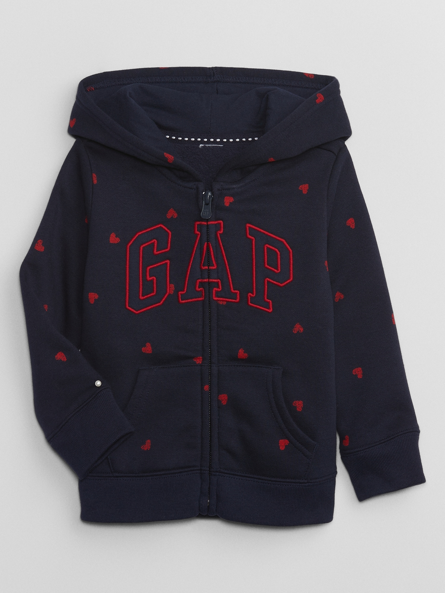 babyGap Logo Print Zip Hoodie