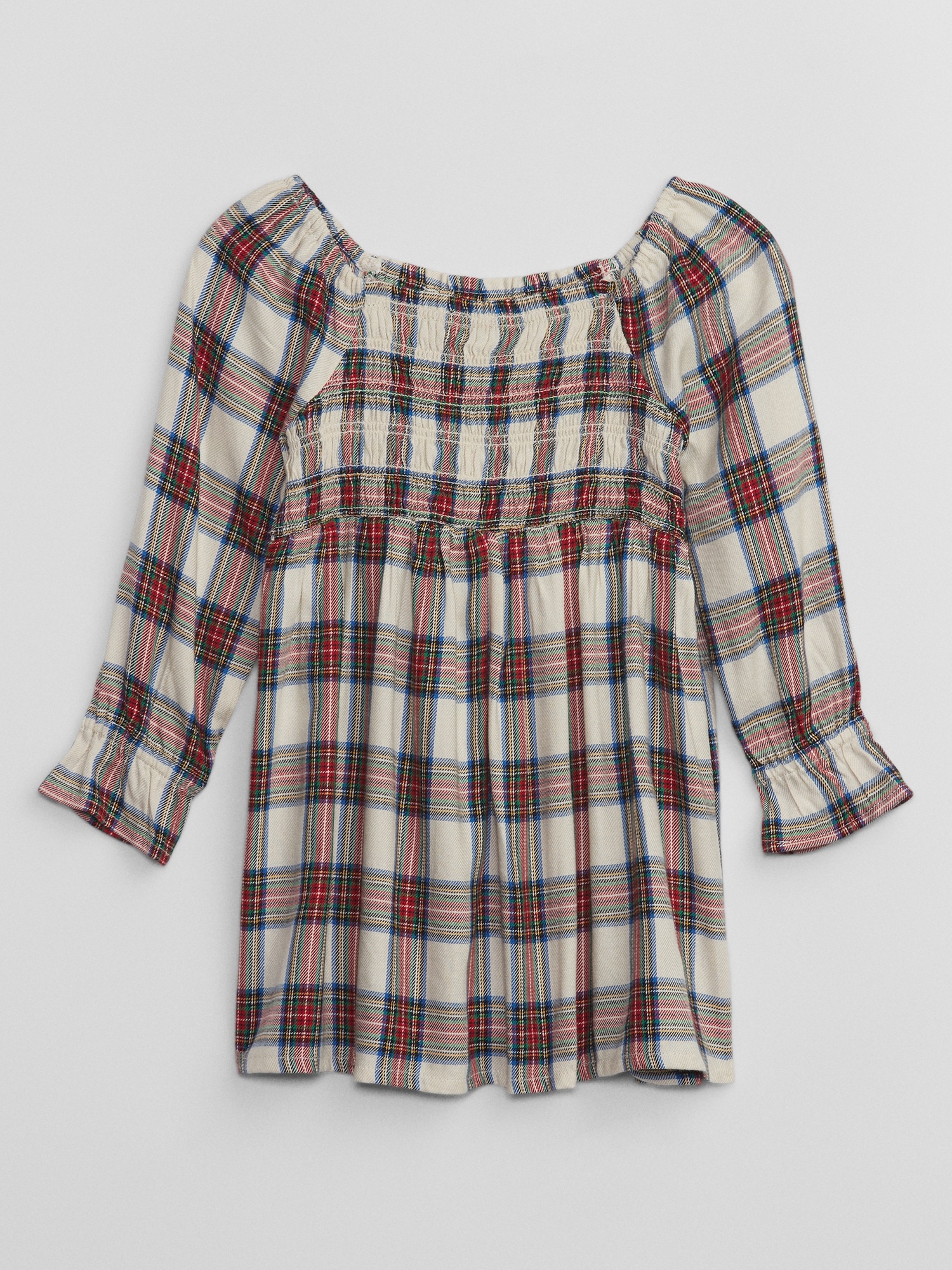 babyGap Plaid Smocked Dress Gap Factory