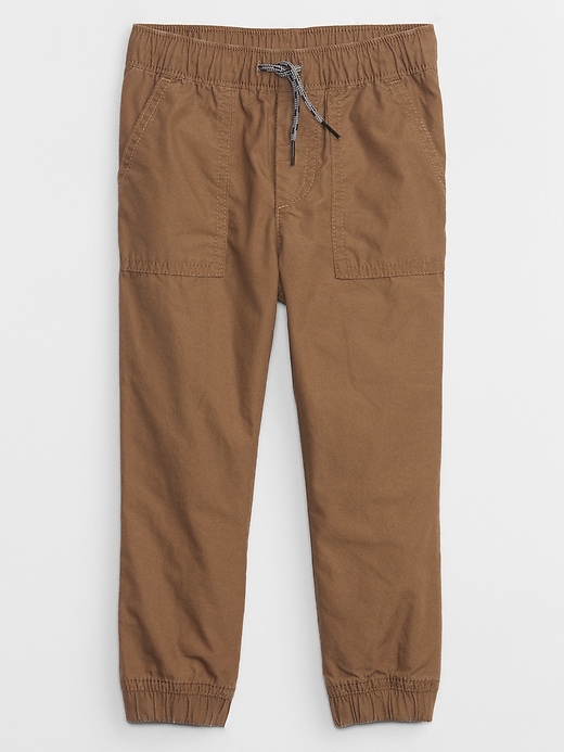 View large product image 1 of 4. babyGap Cozy-Lined Pull-On Joggers