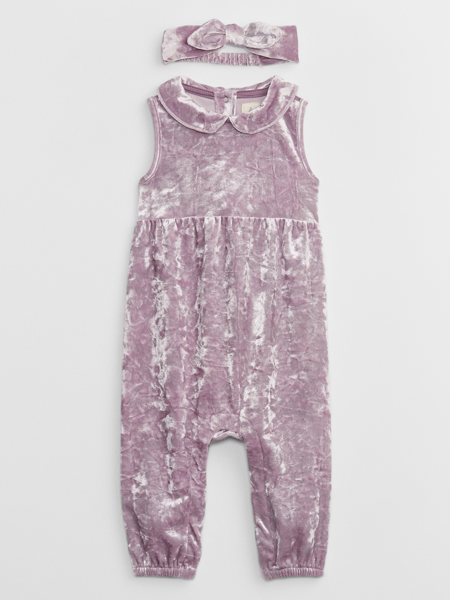 Baby Recycled Velour Two-Piece Outfit Set