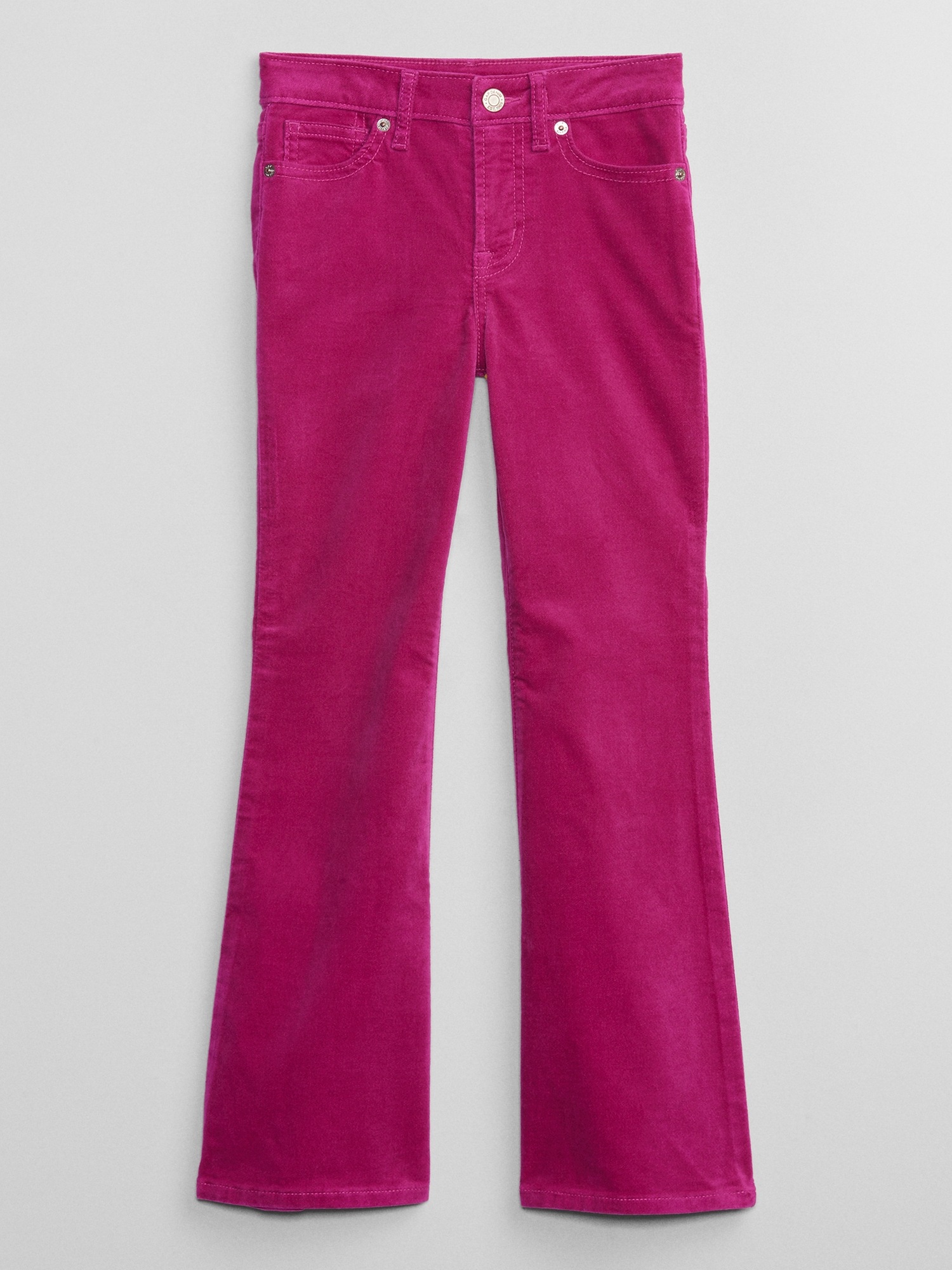 Kids High Rise '70s Flare Velvet Pants Gap Factory