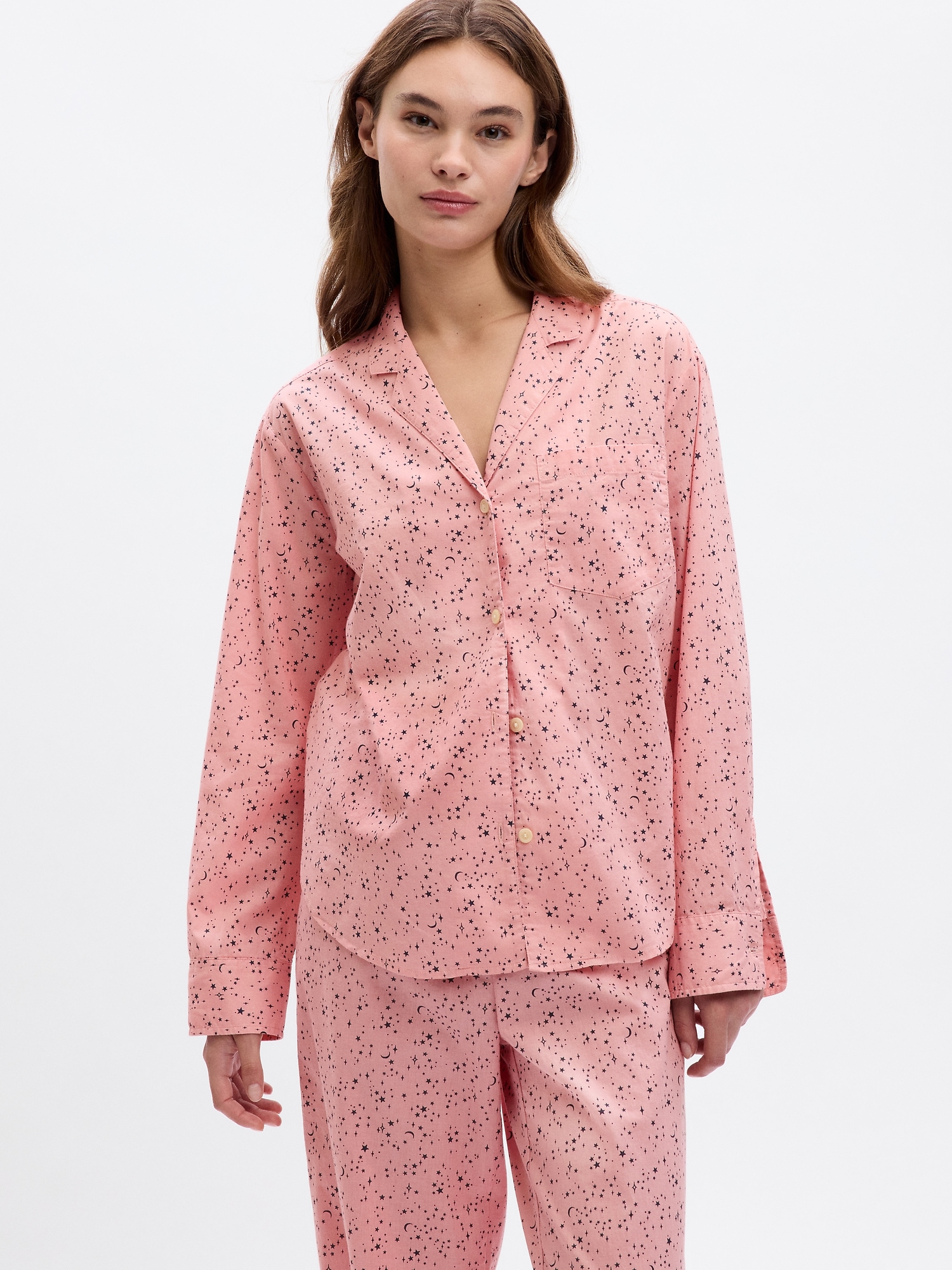 Relaxed Poplin PJ Shirt