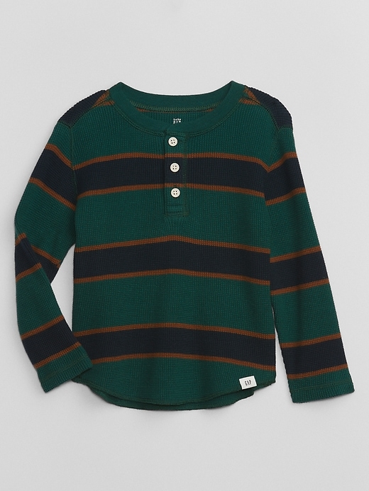 Image number 5 showing, babyGap Waffle-Knit Henley T-Shirt