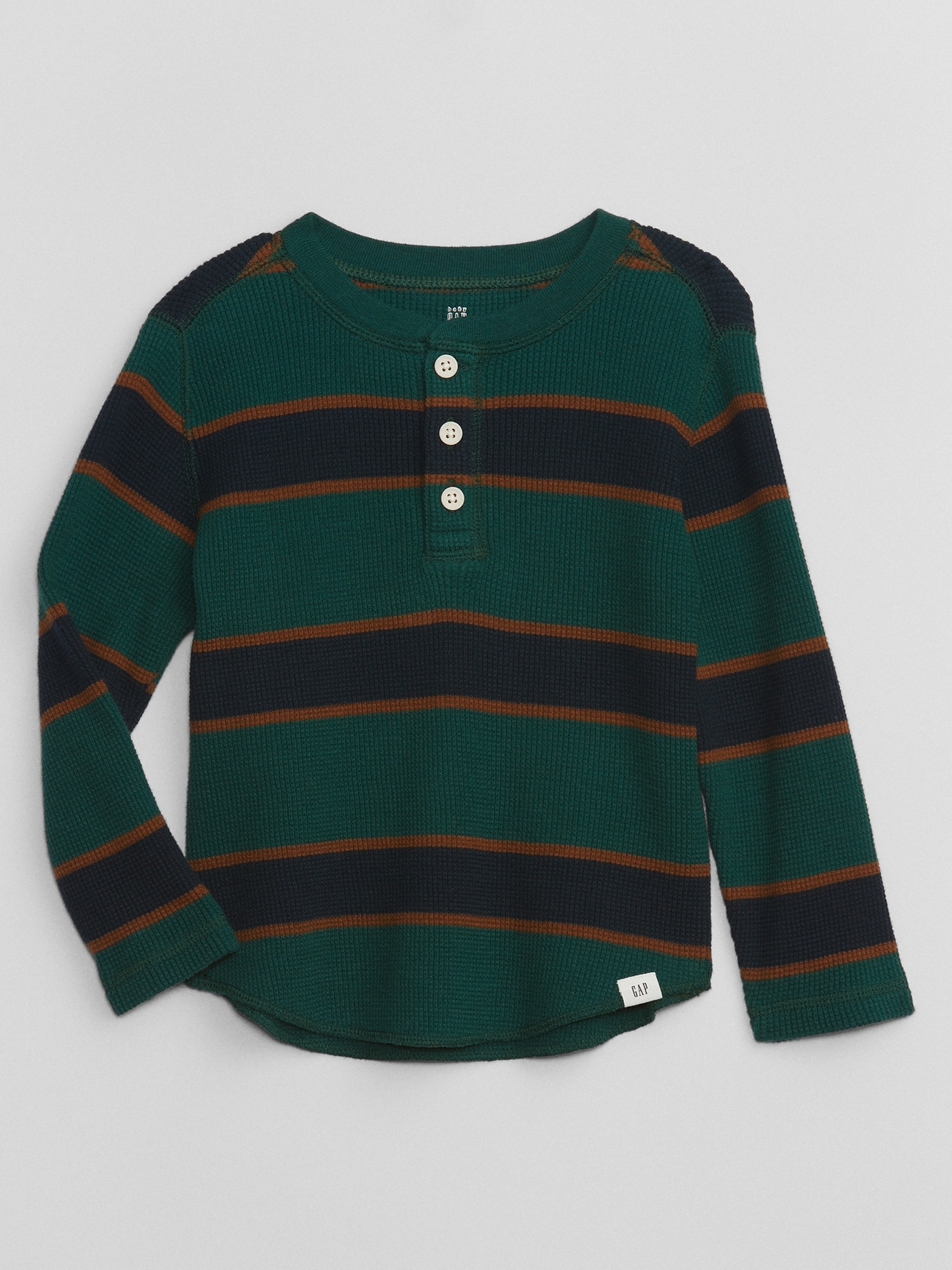 babyGap Waffle-Knit Henley T-Shirt