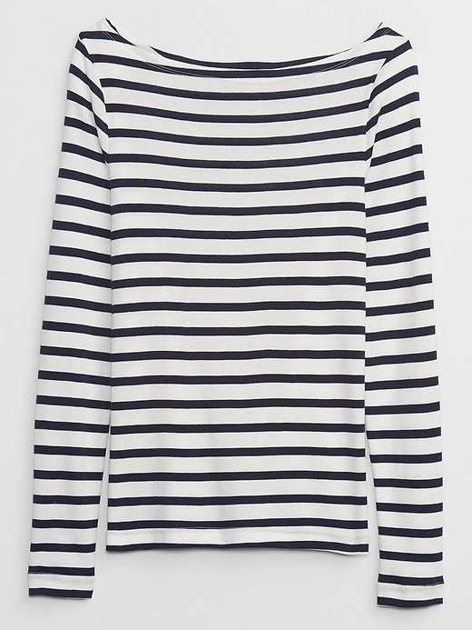 Image number 4 showing, Favorite Stripe Boatneck T-Shirt