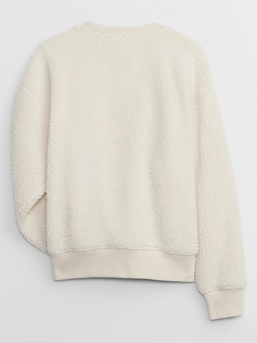 Image number 2 showing, Kids Gap Logo Sherpa Sweatshirt