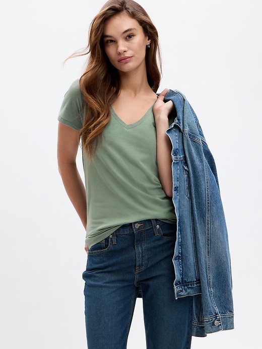 Image number 1 showing, Favorite V-Neck T-Shirt