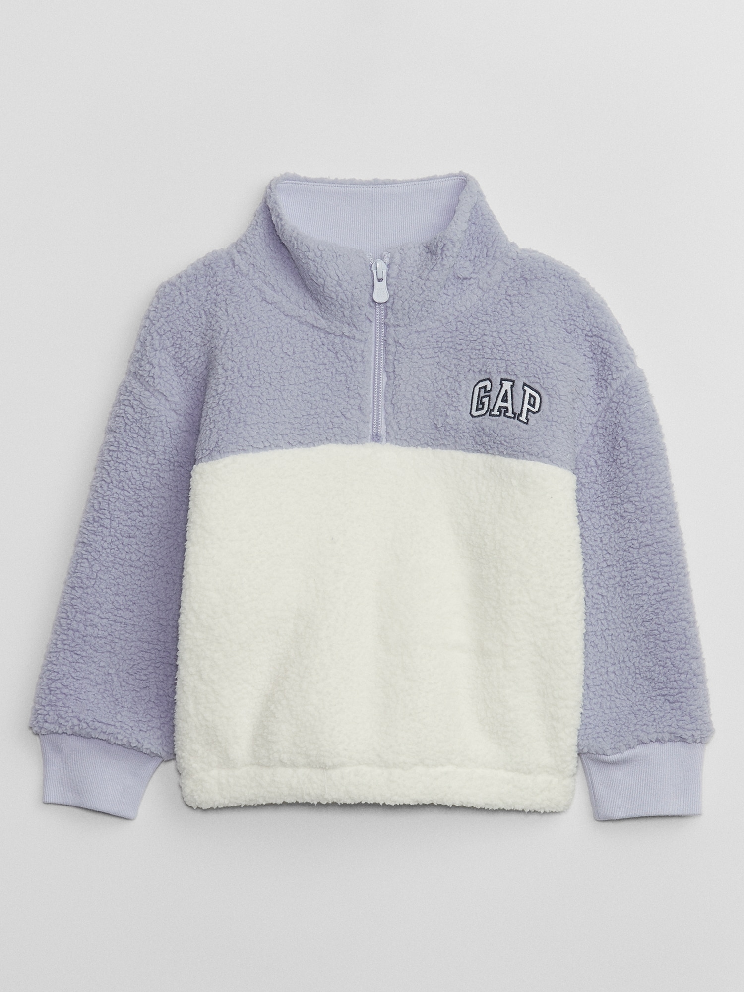 babyGap Recycled Logo Quarter-Zip Sweatshirt