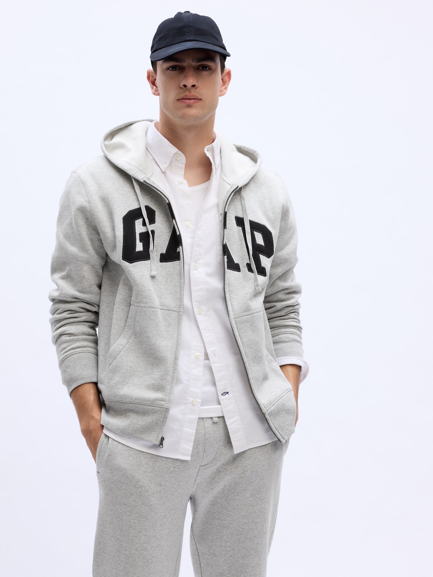 Gap Logo Zip Hoodie