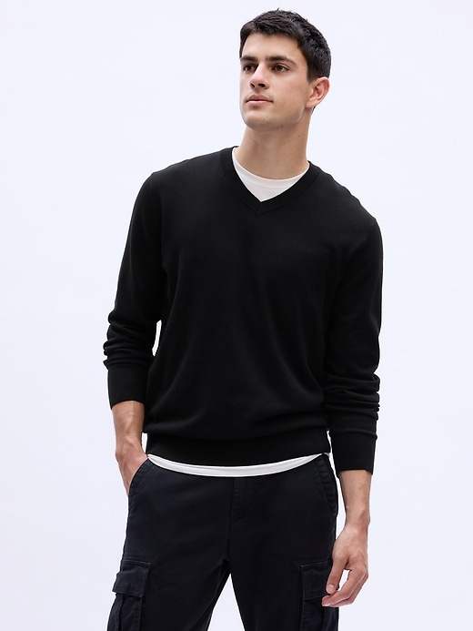 Image number 1 showing, V-Neck Sweater