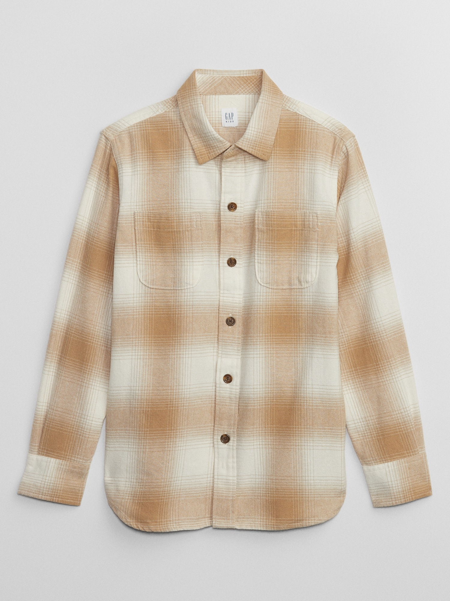 Kids Plaid Flannel Shirt Gap Factory