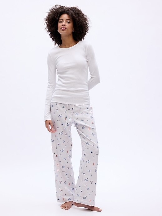 Image number 8 showing, Relaxed Flannel PJ Pants