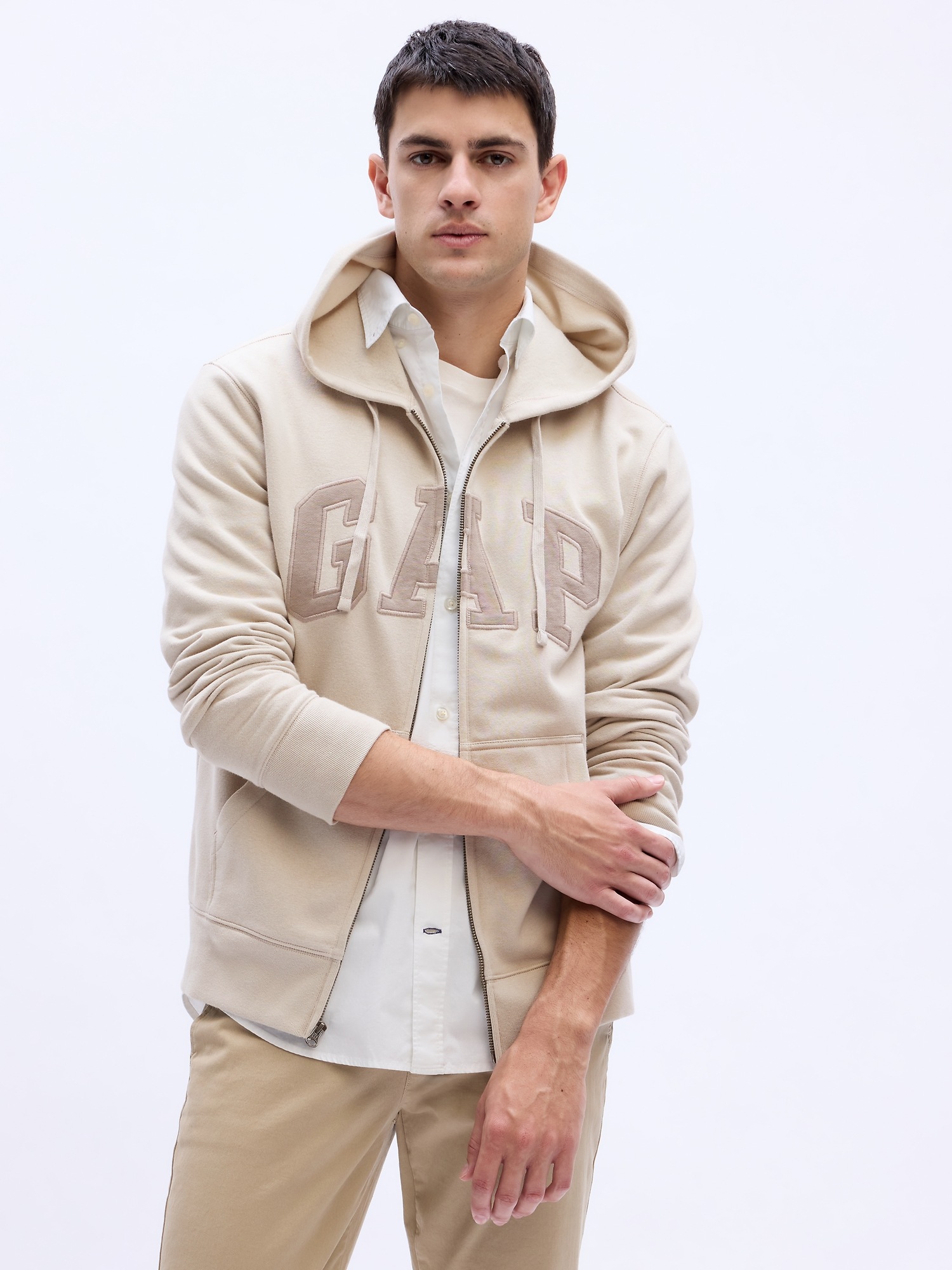 Gap Logo Zip Hoodie