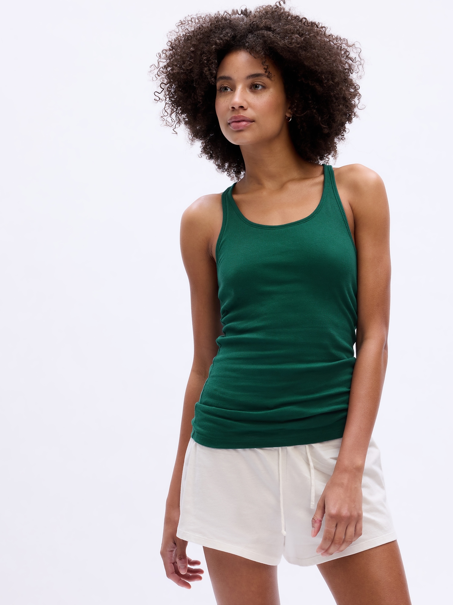 Ribbed Support Tank Top