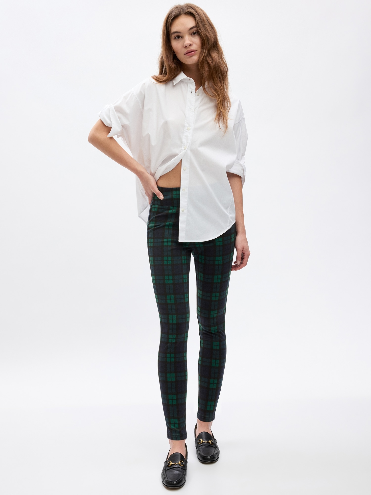 Zara PONTE KNIT PANTS