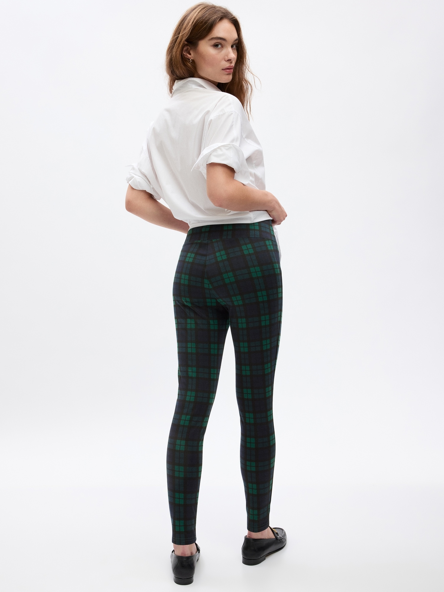 Plaid Ponte Leggings