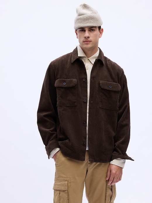 Image number 1 showing, Corduroy Utility Shirt