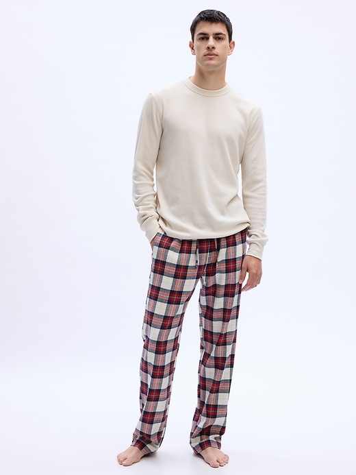 View large product image 1 of 1. Relaxed Plaid Flannel PJ Pants