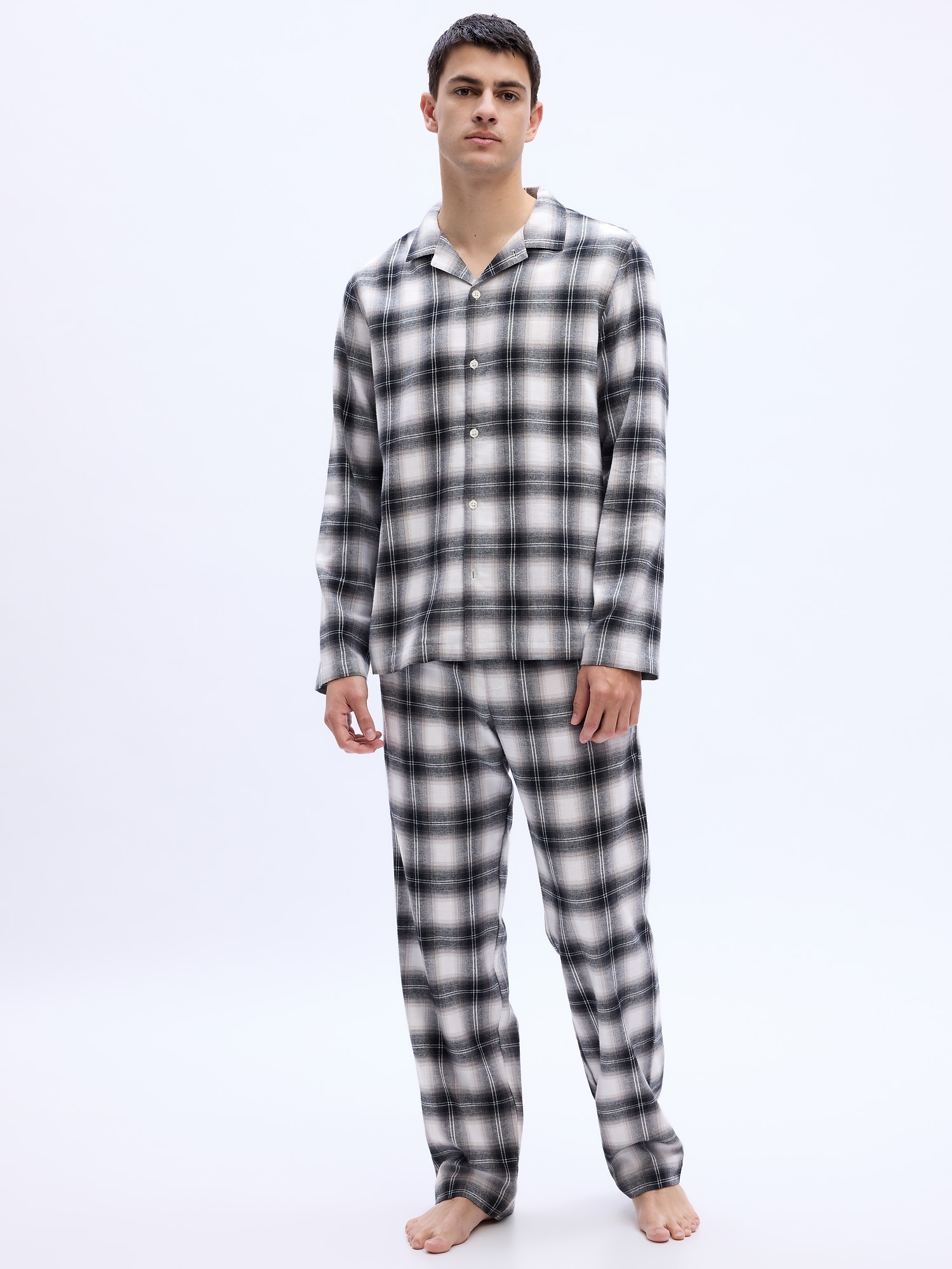 Plaid Flannel PJ Set