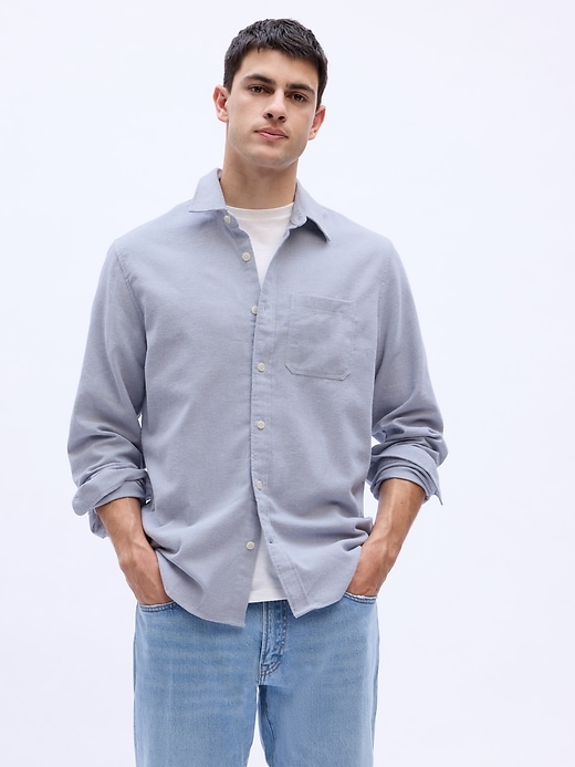 Image number 1 showing, Flannel Shirt in Standard Fit