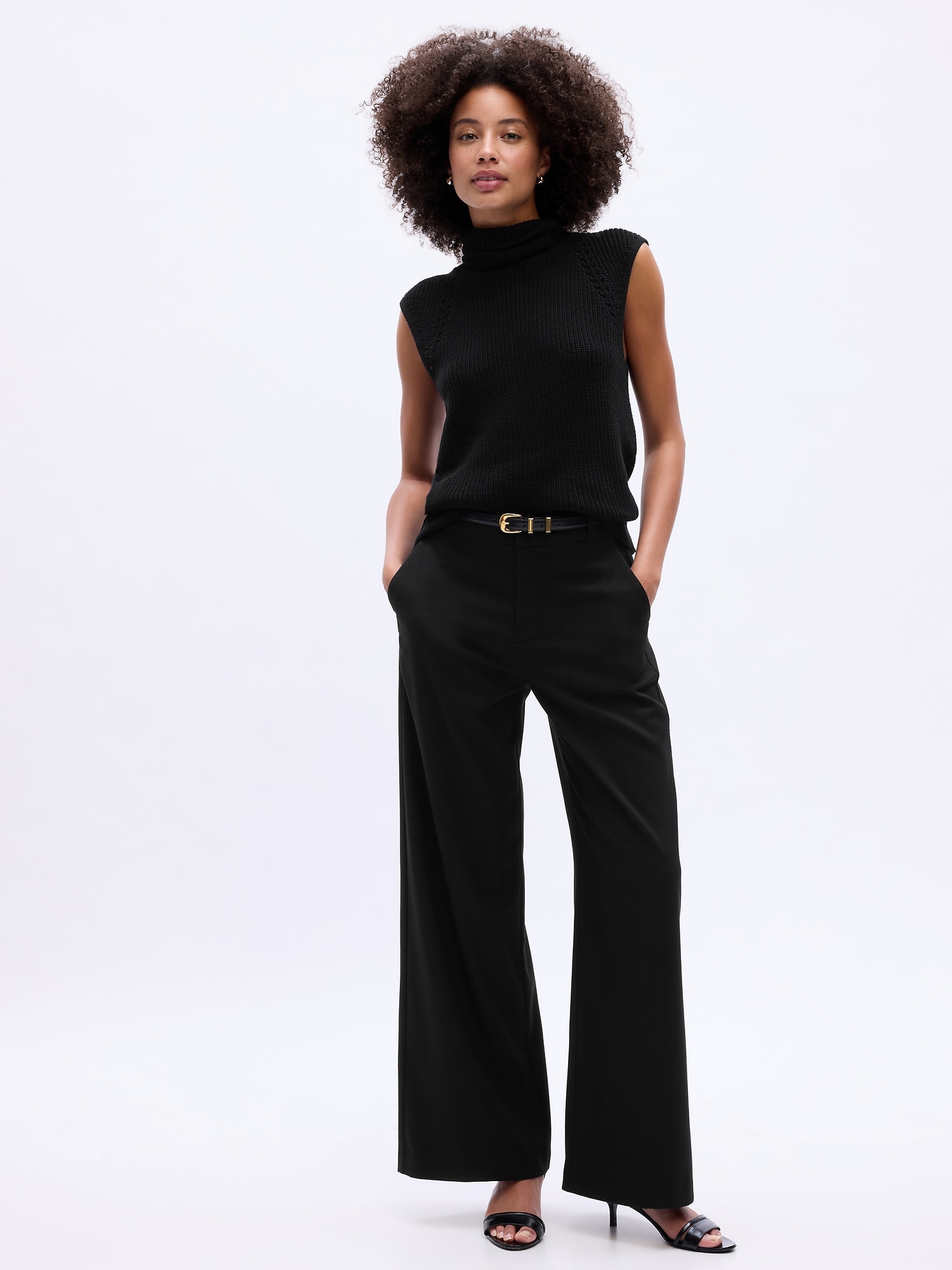 gap sleeveless turtleneck