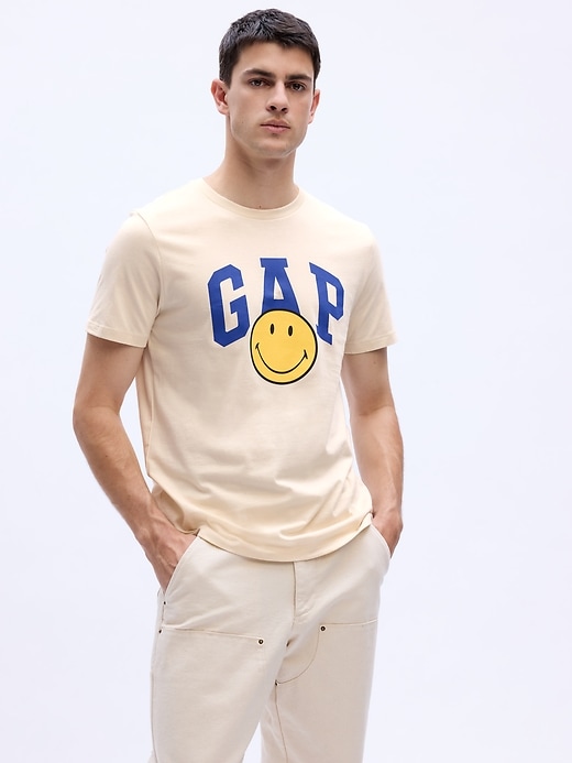 View large product image 1 of 1. Smiley&#174 Originals Gap Logo T-Shirt