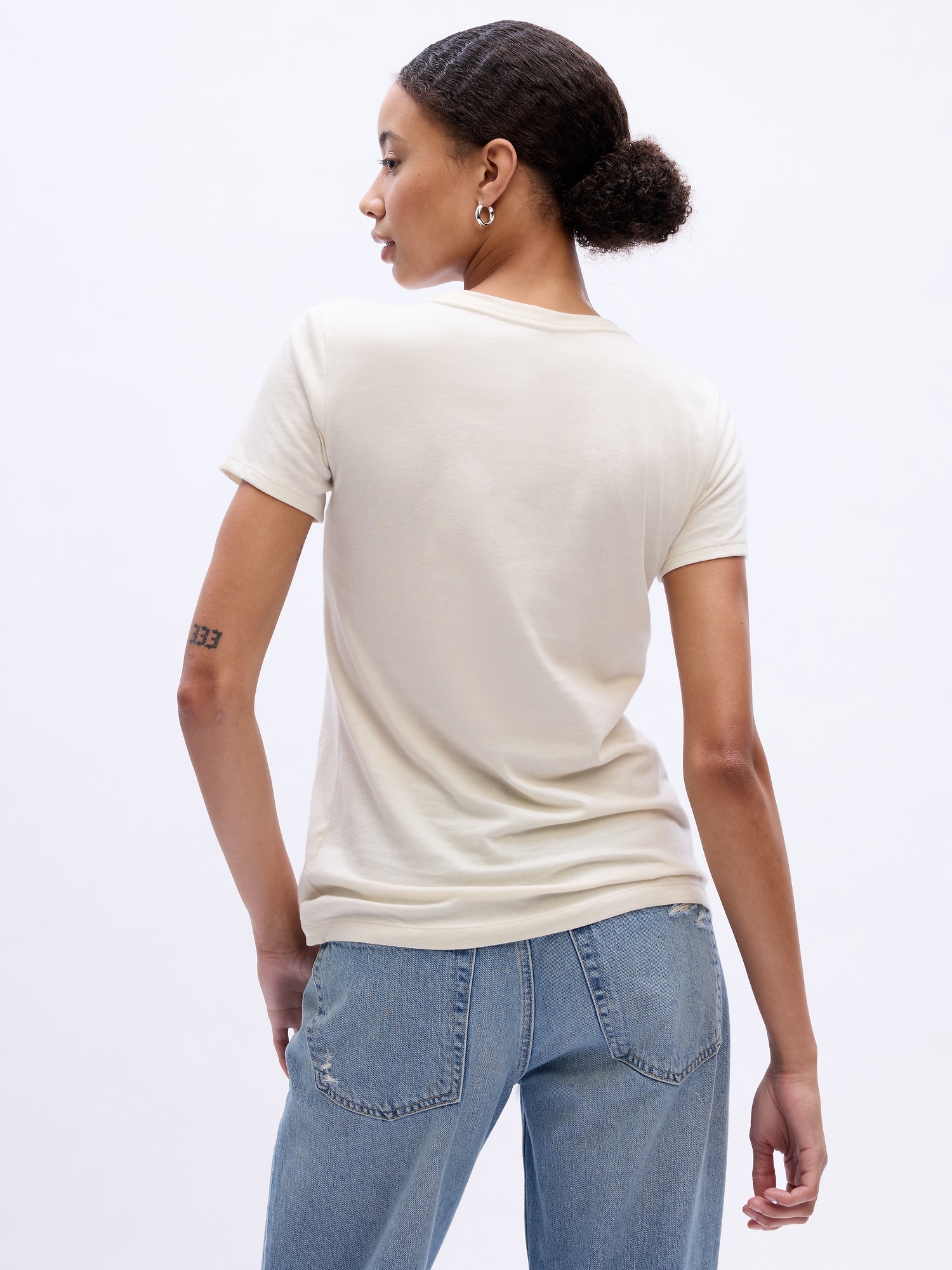 gap womens white t shirt