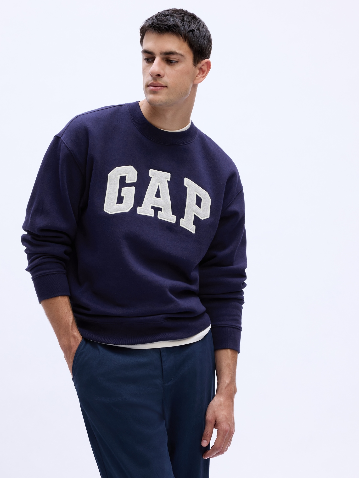 Relaxed Gap Logo Sweatshirt | Gap Factory