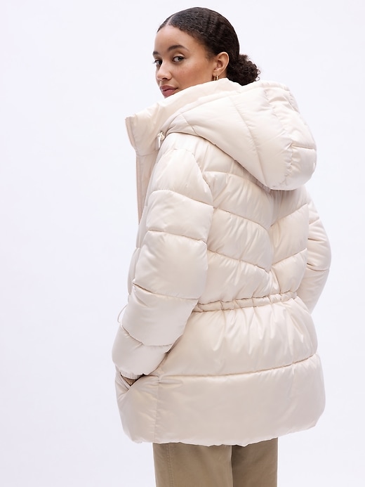 Image number 2 showing, ColdControl Max Relaxed Long Puffer Coat