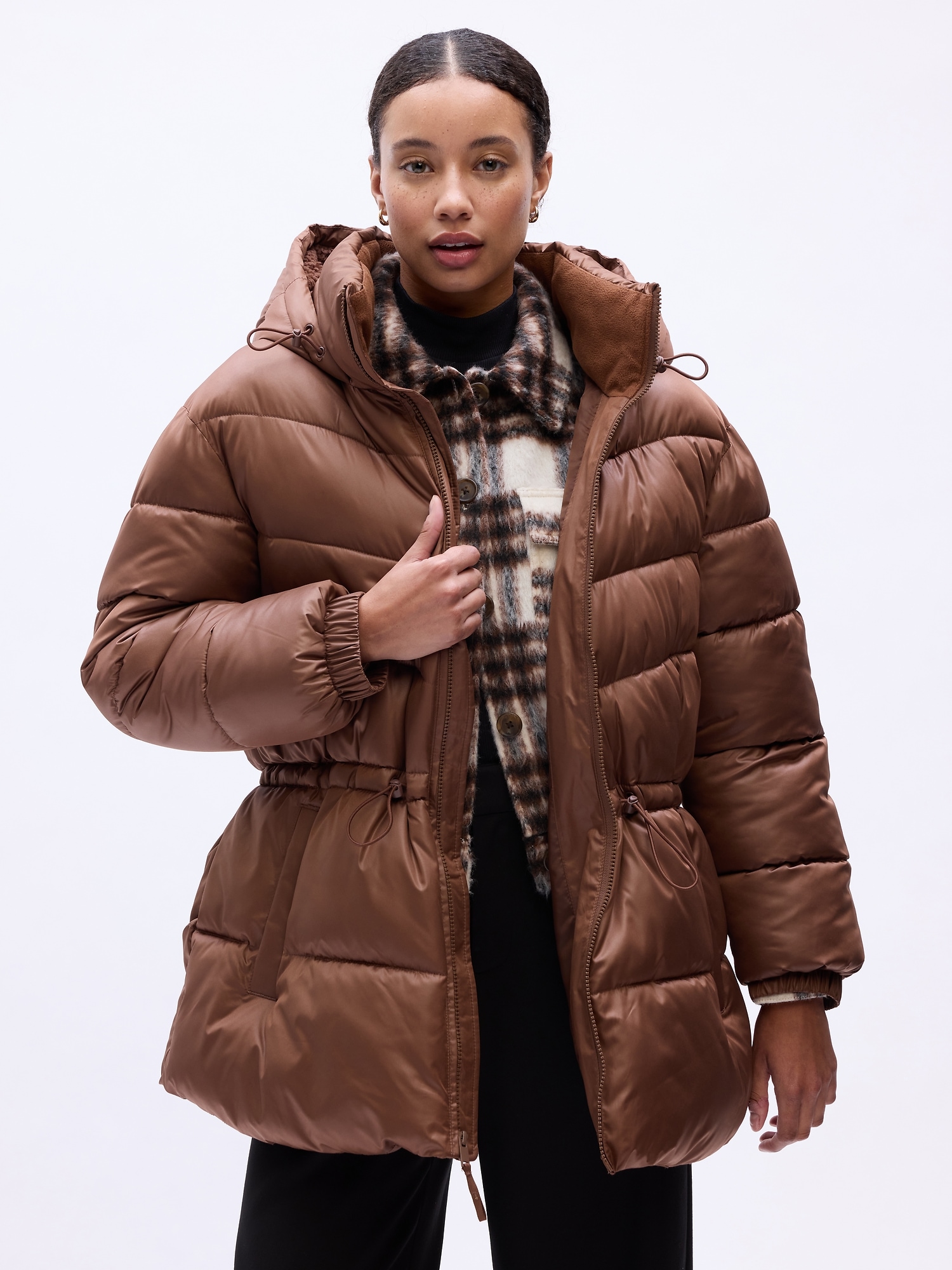 ColdControl Max Relaxed Long Puffer Coat