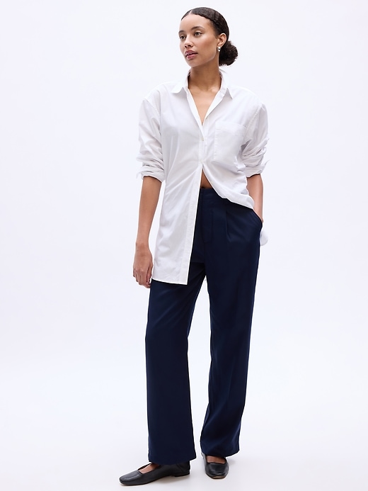 TENCEL™ Lyocell Pleated Trousers | Gap Factory