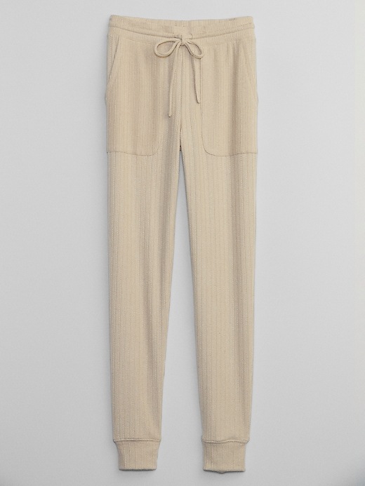 Image number 4 showing, Ribbed Pointelle PJ Leggings