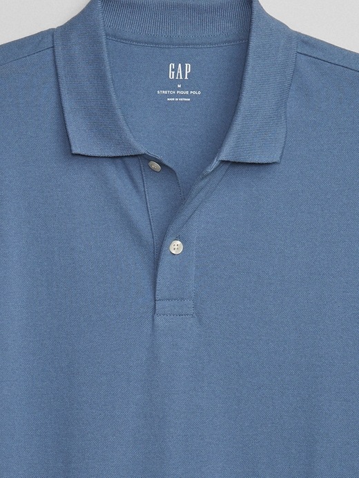 Image number 4 showing, Stretch Pique Polo Shirt