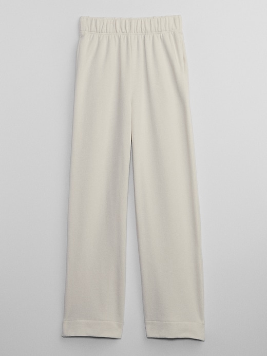 Image number 3 showing, Fleece Wide-Leg Pants