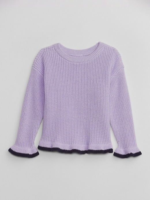 View large product image 1 of 1. babyGap Stripe Shaker-Stitch Sweater