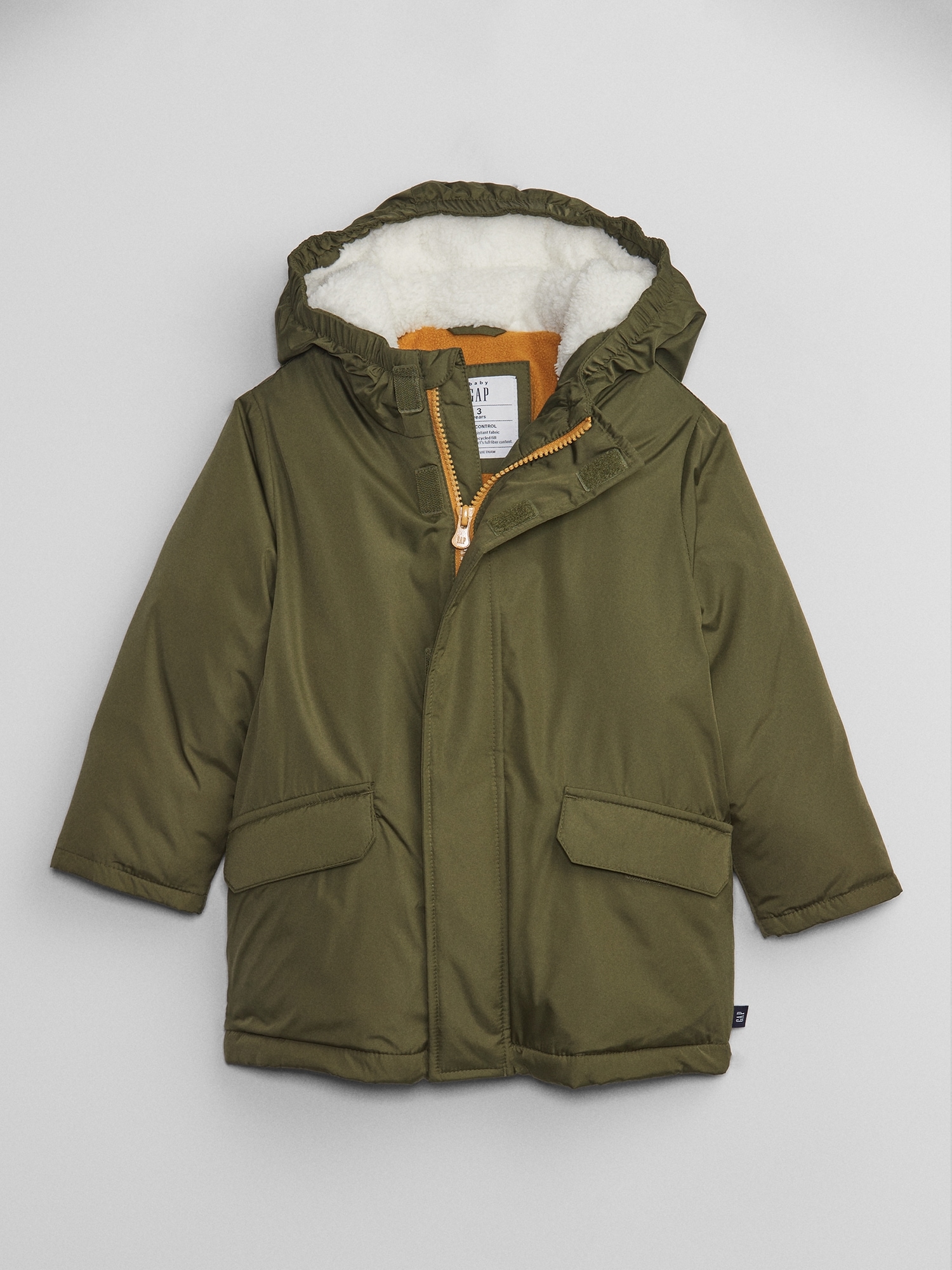 Gapfit sherpa puffer clearance jacket