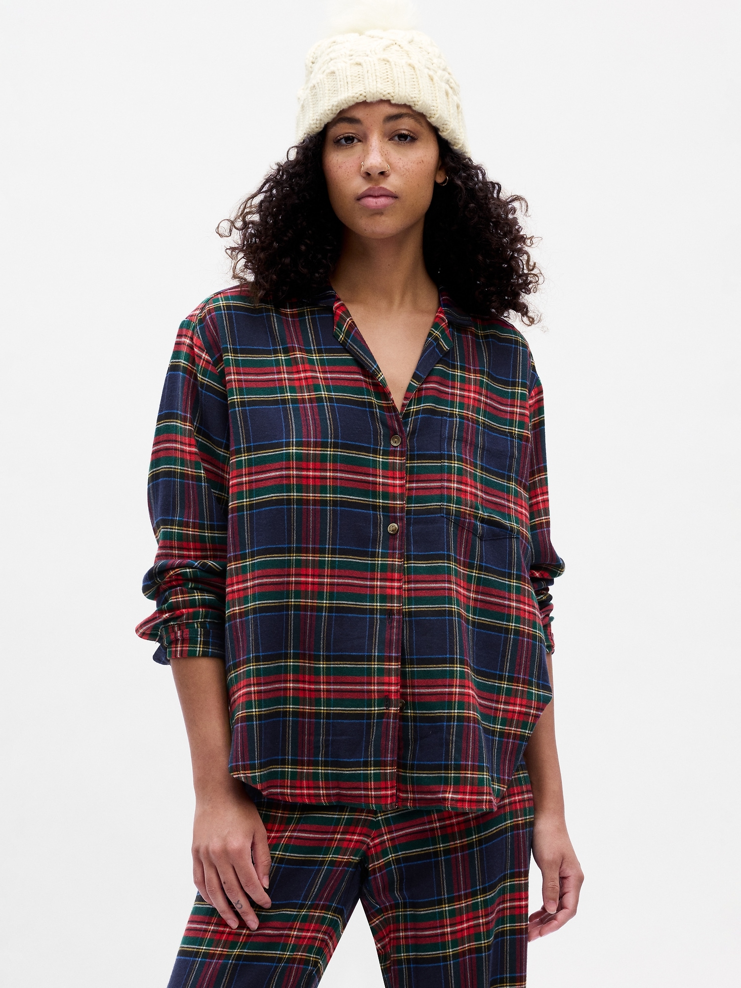 Long Sleeve Pajama Shirt