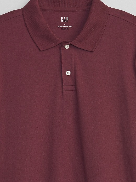 Image number 4 showing, Stretch Pique Polo Shirt